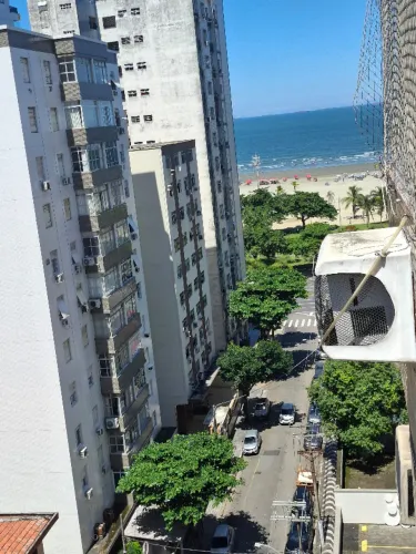 APTO 3 dorm, 83m2 ,quadra da praia,  José Menino ,Rua Casper Líbero, Santos SP