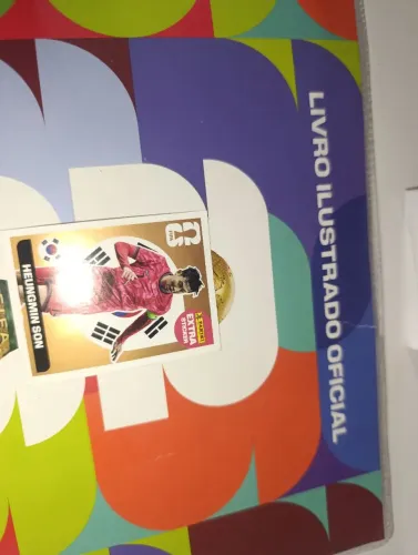 Figurinha do Heungmim Sono e do Luiz Días por favor olhe a descrição 