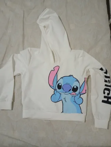 BLUSA MANGA LONGA STITCH 2/3 ANOS 