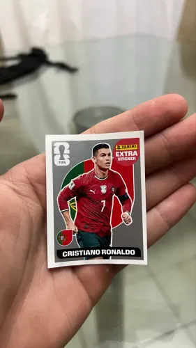 EXTRA STICKER CRISTIANO RONALDO PRATA