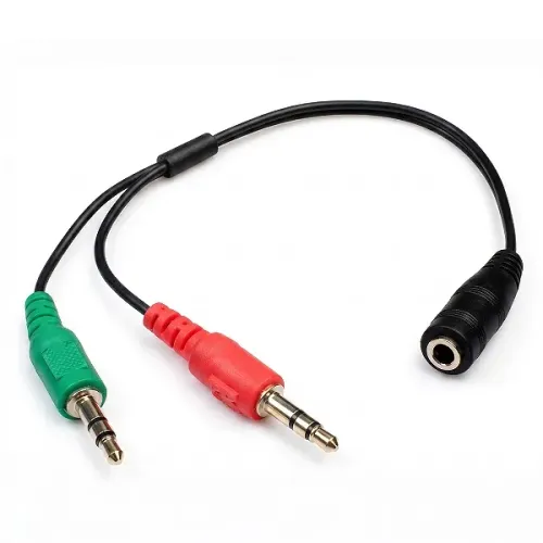 Cabo Adaptador P3 para P2 Duplo Fone e Microfone - Hoopson em São Luís na