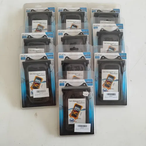 Lote 10 Capas Aquáticas DiCAPac WP-C1 Original - Prova D?Água IPX8 até 10m