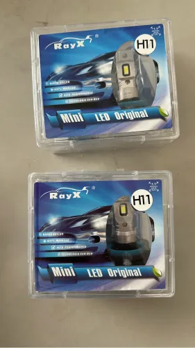 Vendo 2 pares (4 lâmpadas) Mini LED H11 RayX Original - 600% mais luz 