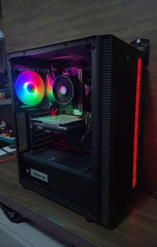 PC Gamer Completo Ryzen 5 5500 + GTX 1650 + 16GB RAM + 1TB Armazenamento