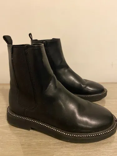 Bota Chelsea Infantil 33 Zara Preta Usada