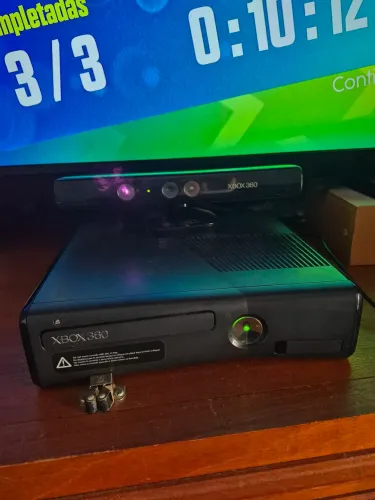 Xbox 360 S + Kinect + Controle original