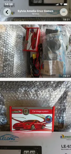 Painel de carro com lede completo facilito entrega tem sencor de ré 