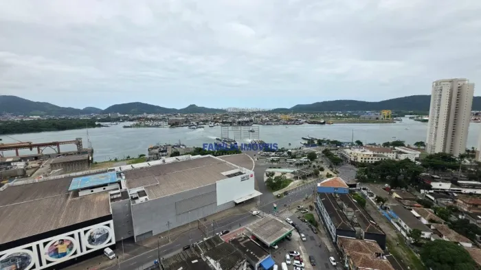 Sala comercial com vaga de garagem Ponta da Praia Santos/SP