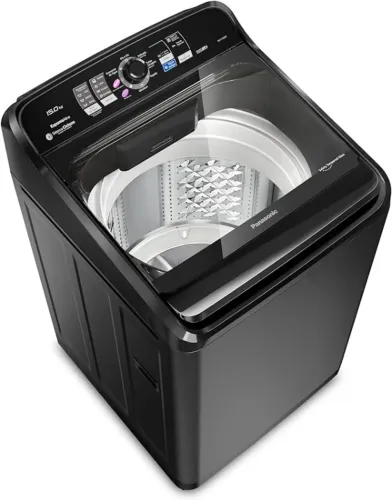Máquina de Lavar Panasonic 15kg Titânio 127v NA-F150B1T. NOVA!!