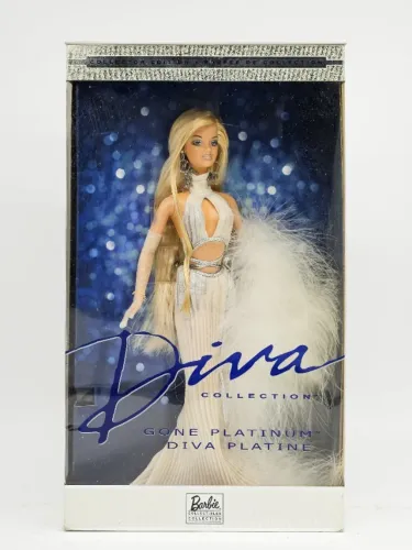 Barbie Diva Gone Platinum Collector NRFB Rara Fashion Model Glamour