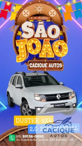 Renault Duster Dynamique 4X4 2.0 Hi-flex 16V MEC 2017