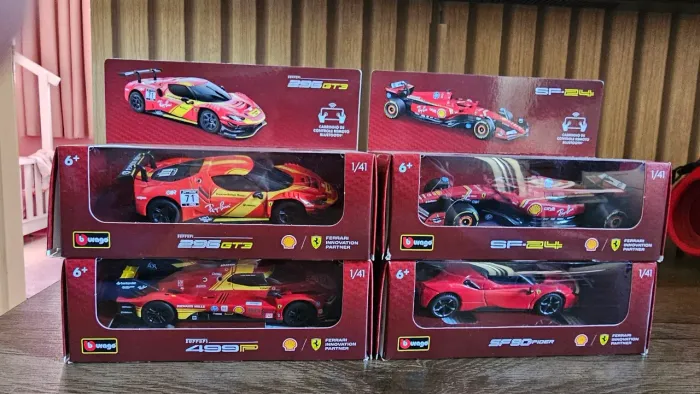Coleçao miniatura ferrari shell 1:43