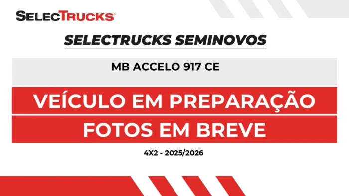 MERCEDES-BENZ ACCELO 917 ANO 2025/2026 - BAÚ