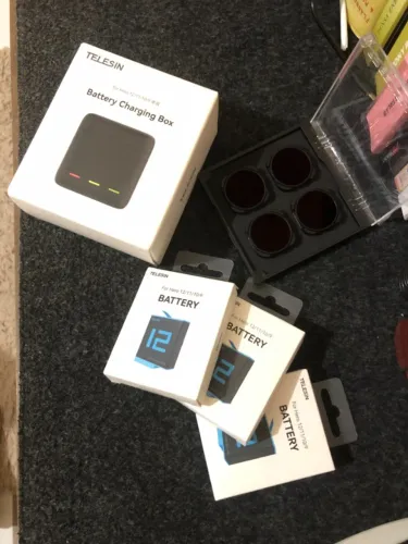 Bateria extra + Filtro ND Go Pro 12, 11, 10, 9