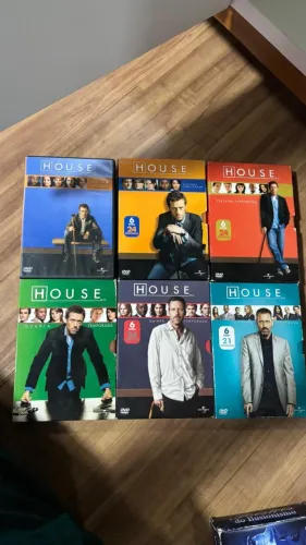 House Dvd 1 A 6 Temporada Completas Todos Boxes - Original  (Usado)