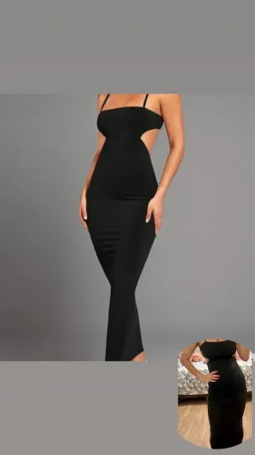 Vestido preto tubinho