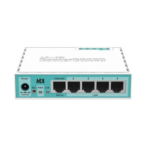 Roteador Routerboard Mikrotik RB750GR3 HEX, 5x Portas Ethernet