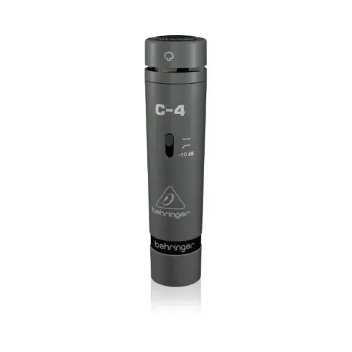 06 Microfones condensador de diafragma Behringer C-4  cada caix tem 2 microfones (par)