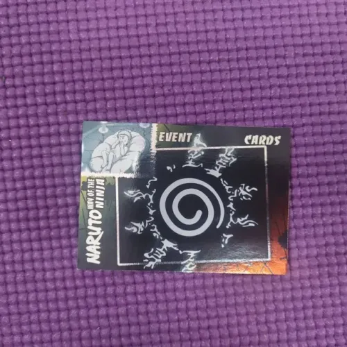 CARD ESPECIAL NARUTO WAY OF THE NINJA N°: 03 PANINI 2002 EM PORTUGUÊS EFEITO METALIZADO