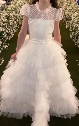Vestido Branco pra ABC ou Dama 