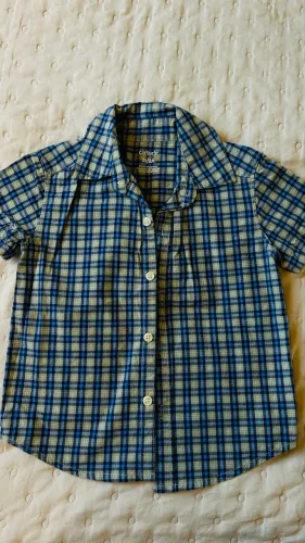 Blusa xadrez 2 anos carters 