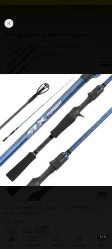 VARA DE PESCA SHIMANO SLX 17LB 6.6 (1.98)