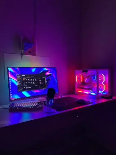 SETUP GAMER FULL WHITE 2K 275HZ - BATTLESTATION COMPLETA! ?