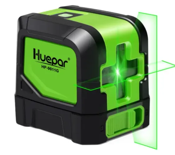 Nivel A Laser Huepar Auto Nivelante 2linha + suporte Magnético (Verde)