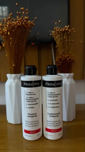 Shampoo e condicionador antiqueda