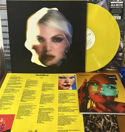 Vinil Duda beat - Te amo lá fora + Revista Noize 