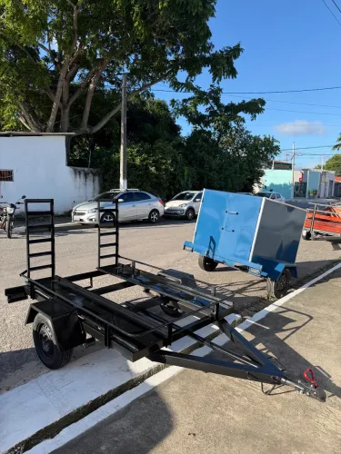 Carretinha quadriciclo entrego emplacada 