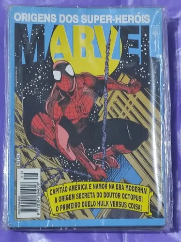 Origens dos Super-Heróis Marvel n° 01 a 07 - Formatinho - Editora Abril 