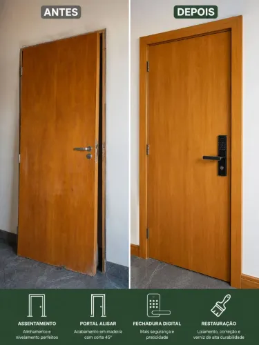 Porta portal alisar assentamento (marceneiro)
