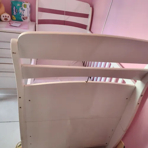 Berço cama com colchão