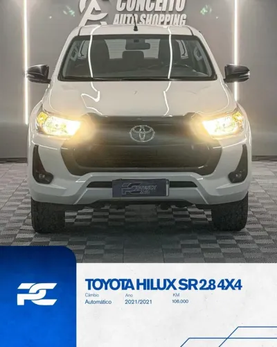 Toyota Hilux CD SR 4X4 2.8 TDI Diesel Aut. 2021