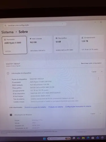 PC GAMER POUCO UTILIZADO