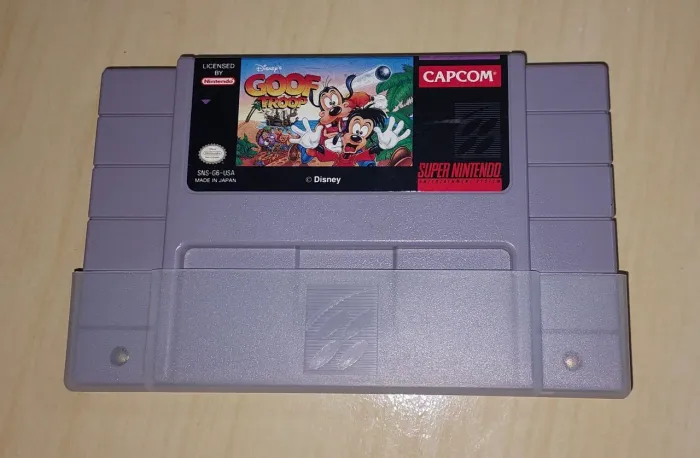 Cartucho Goof Troop 100% original versão Americano
