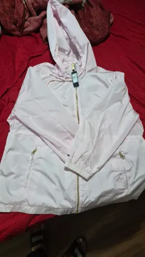 CORTA VENTO TOMMY HILFIGER TAMANHO XXL ROSA ORIGINAL