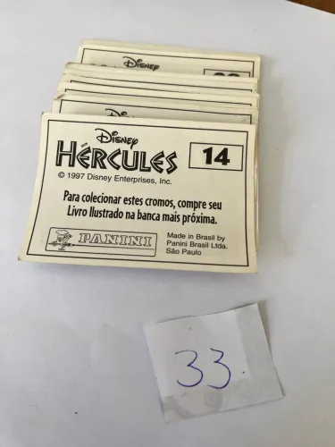 LOTE Figurinhas do album Hércules 1997 Panini