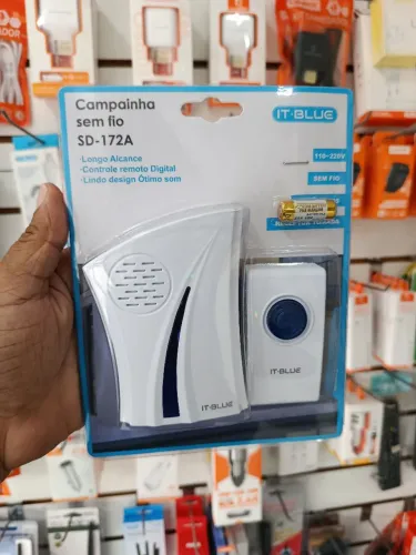 Campainha sem fio 100 metros - entrega em slz e região 