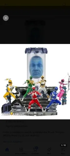 Set Power Rangers completo sem o alfa