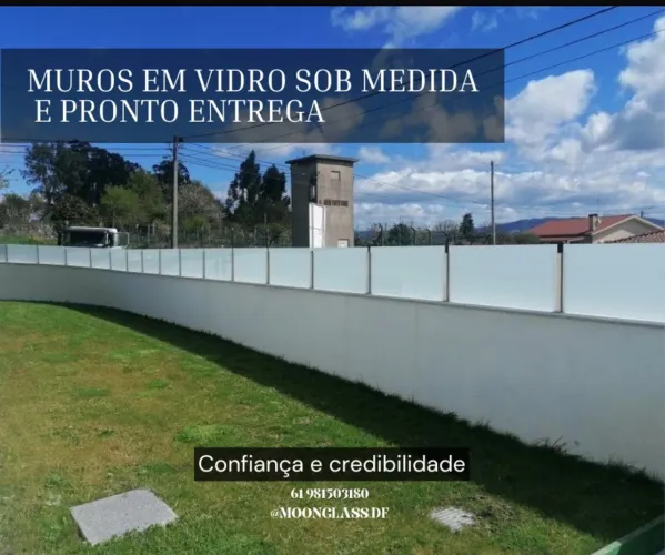 Muros em vidro planejados, linha premium 