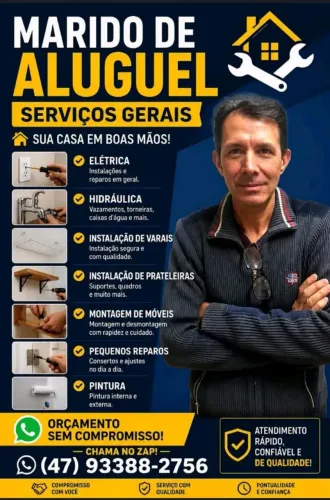 Marido de Aluguel | Serviços Gerais em Itapema em região