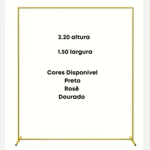 Arco retangular para eventos