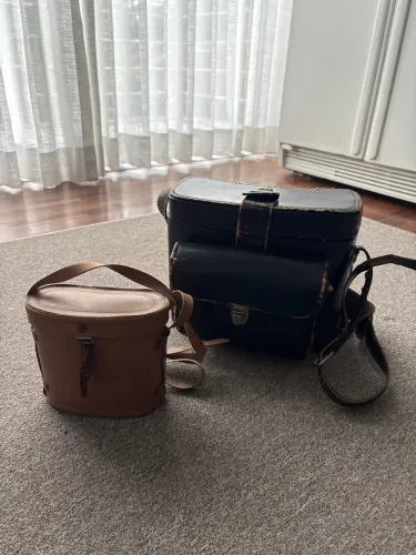 2 bolsas vintages para equipamentos fotográficos