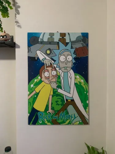 Quadro Rick and Morty