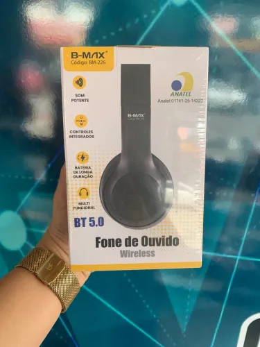 Fone de ouvido Bluetooth 