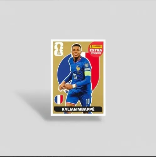 Figurinha legend Gold dourada Mbappe copa 2026