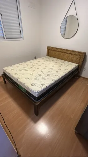 ? CAMA VIÚVA + COLCHÃO DE MOLAS ENSACADAS