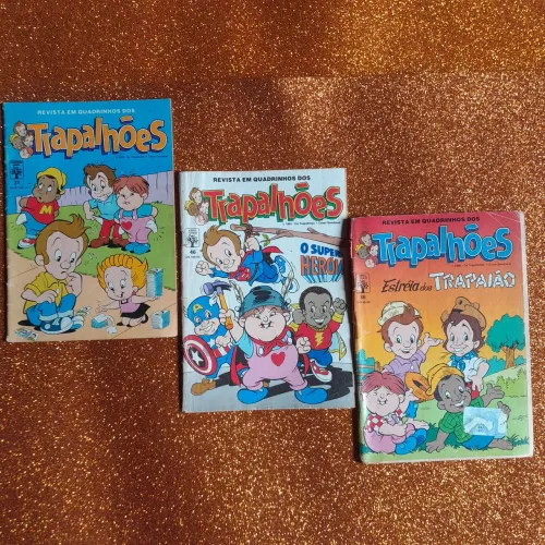 Revista em Quadrinhos dos Trapalhões edição 21,46 e 36
